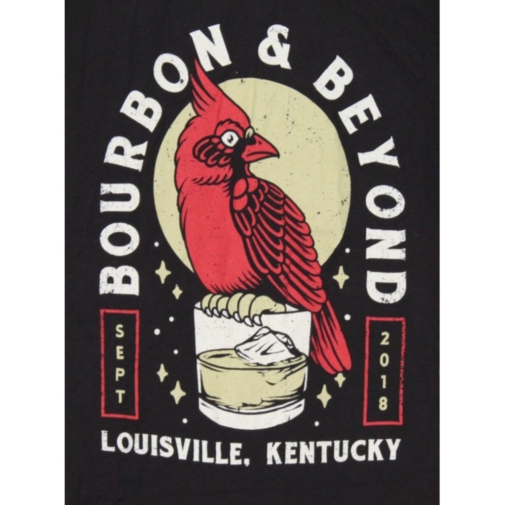 Bourbon & Beyond 2018 T Shirt Mens S Black Louisville KY Music Festival Graphic